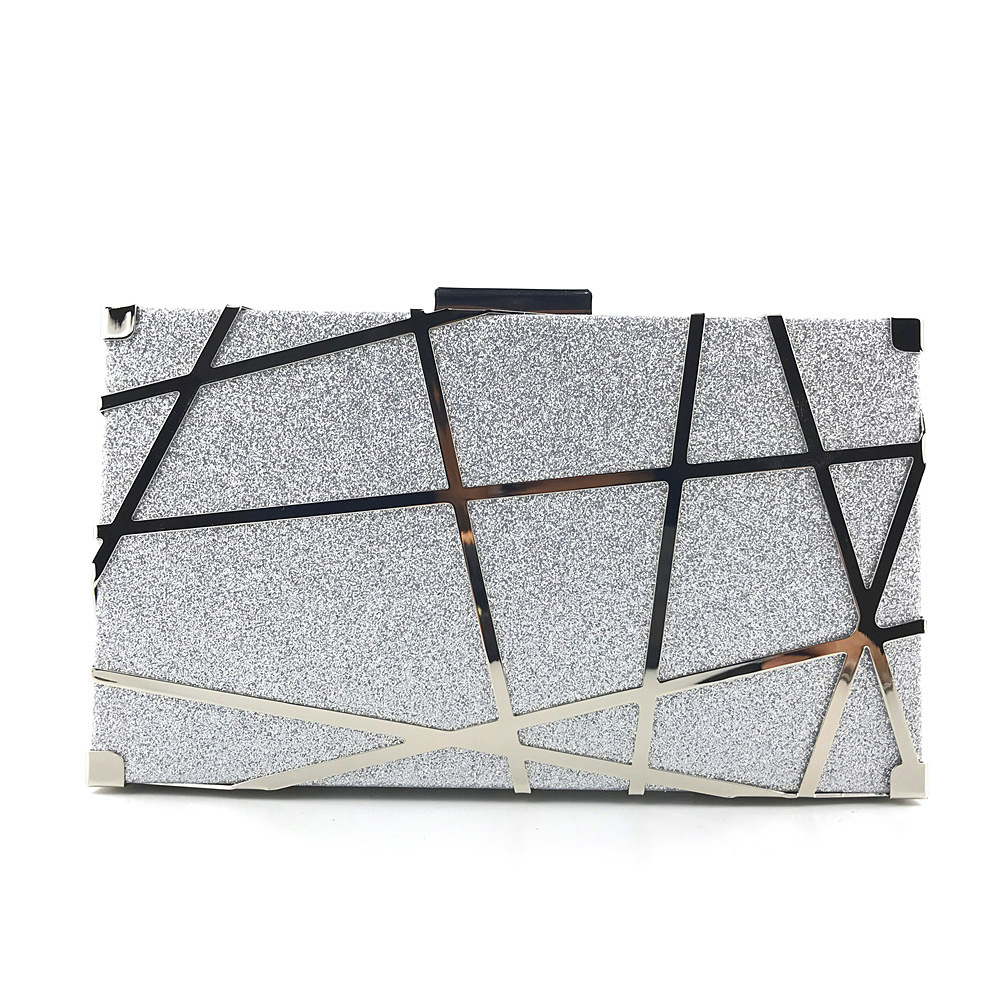 Luxury Handbags Bag Women Party Chain Glitter Gold Wedding Clutches Shoulder Bag - Image 4
