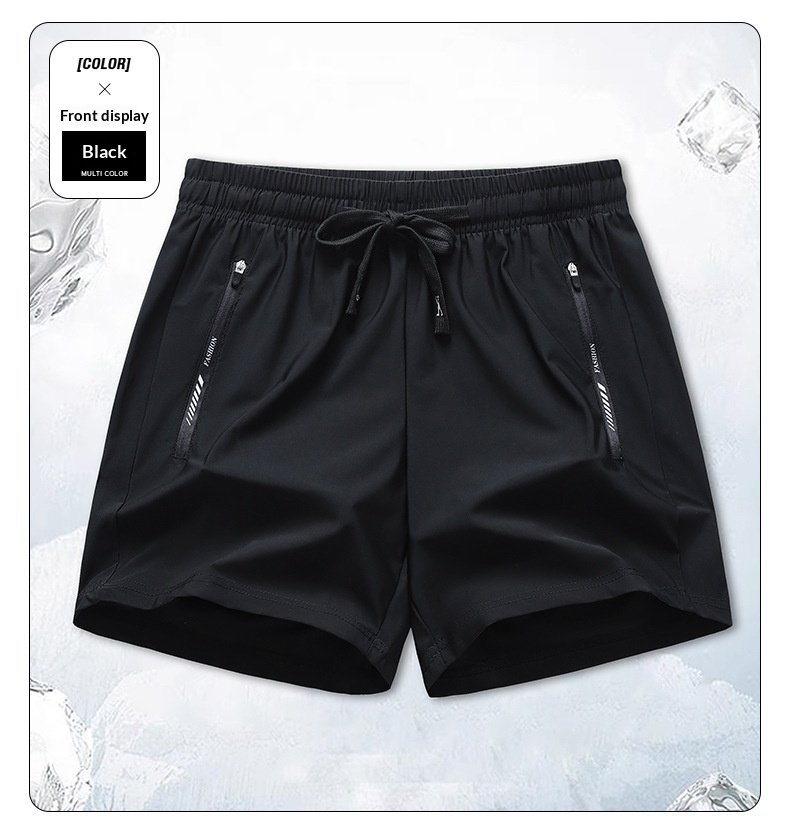 Quick-drying Loose-fitting Mens Sporty Casual Pants Thin Ice Silk Fabric - Image 14