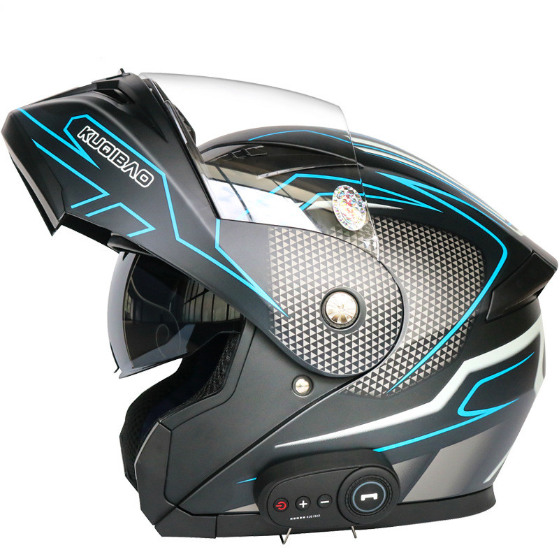 Motorcycle Bluetooth Helmet Motorcycle Helmet Comes with FM - Image 14