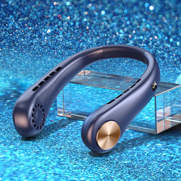 New Mini Neck Fan Portable Bladeless Hanging Neck Rechargeable Air Cooler Mini Summer Sports Fans - Image 19
