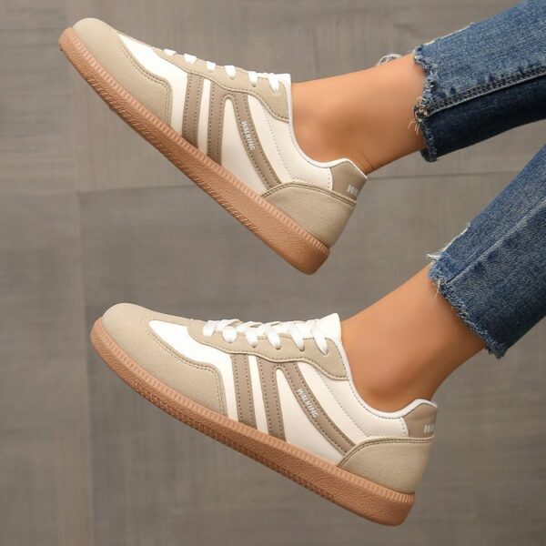 European And American-style Retro Color-Block Sneakers - Image 24