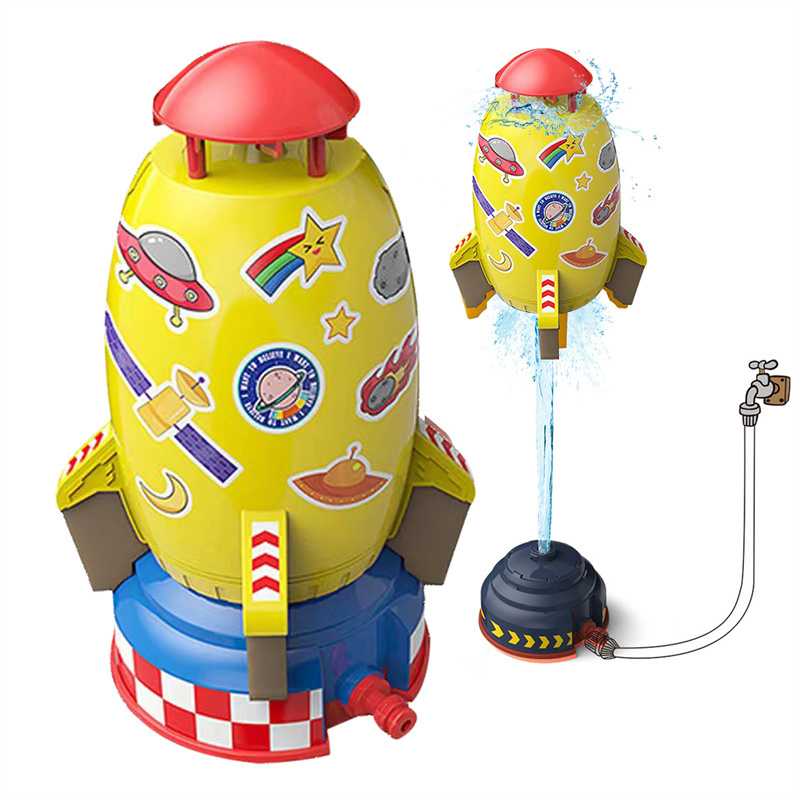 Rocket Launcher Toys Outdoor Rocket Water Pressure Lift Sprinkler Toy  Interaction In Garden Lawn Water Spray Toys For Kids Summer Gadgets - Image 2