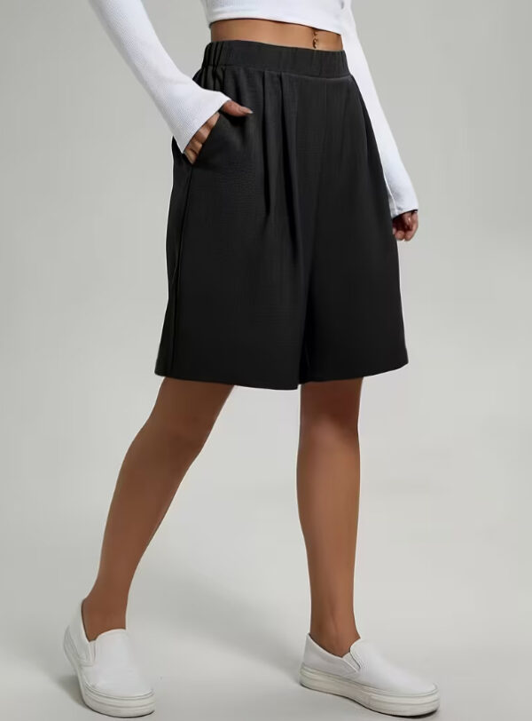 Womens Pants Womens Shorts Casual Loose Solid Color - Image 12