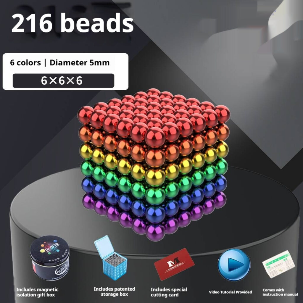 Colorful Magnetic Balls Strong Magnetic Beads Magnet Toys