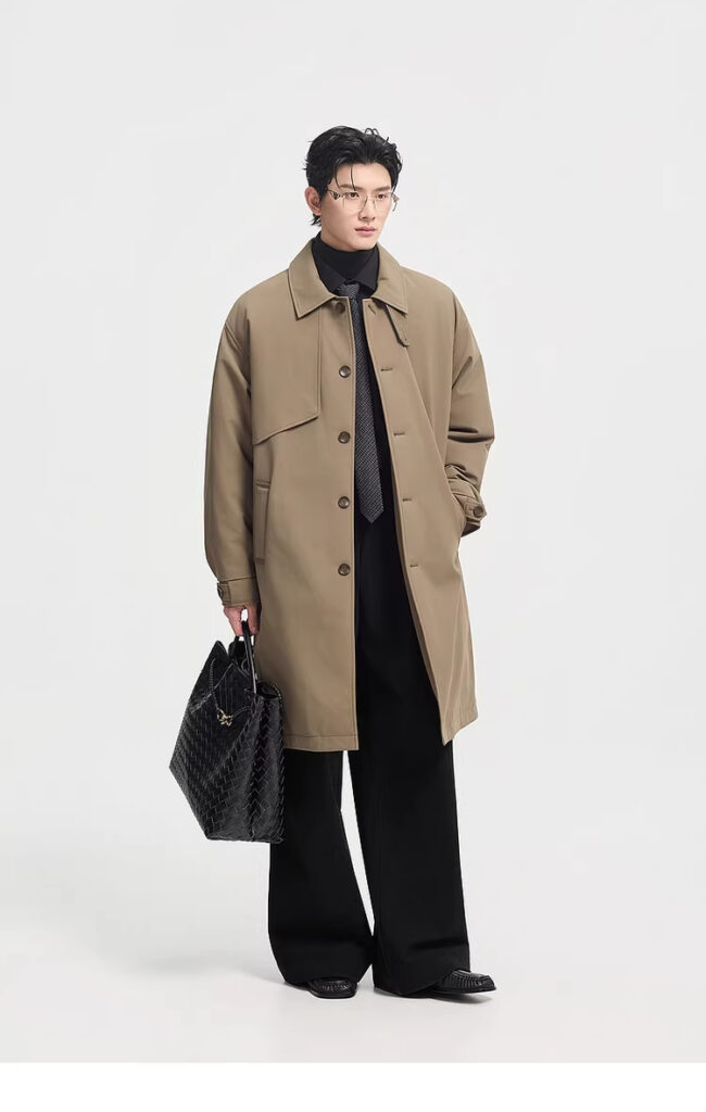 Men's Mid-Length Down Jacket For Winter