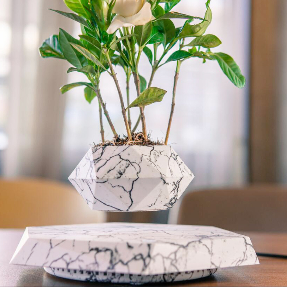 Floating Magnetic Levitating Flower Pot Bonsai Air Plant Pot Planter Potted For Home Office Desk Decor Creative Gift - Image 16