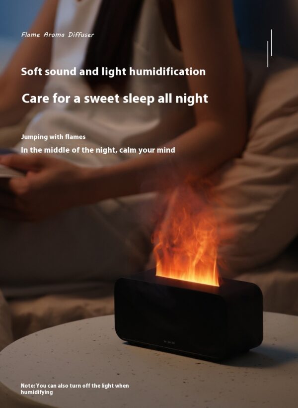 Timing Simulation Aroma Diffuser Usb Household Flame Humidifier  Aromatherapy Machine Spray Air Flame Humidifier Diffuser - Image 18