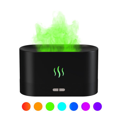 Best Selling USB Ultrasonic Flame Humidifier Led RGB Colorful Essential Oil Fire Flame Aroma Diffuser - Image 19