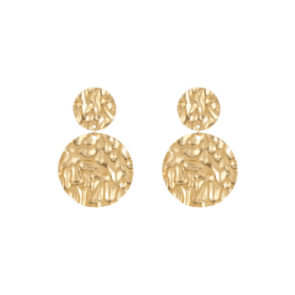 European And American Popular Exaggerated Fashion Stud Earrings, Retro Luxury Design, Simple High-Grade Jewelry For Women - Image 2