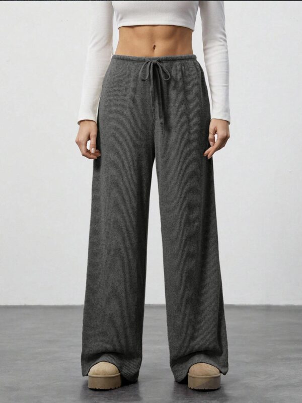 Women's Solid-color Casual Straight-leg Pants - Image 25