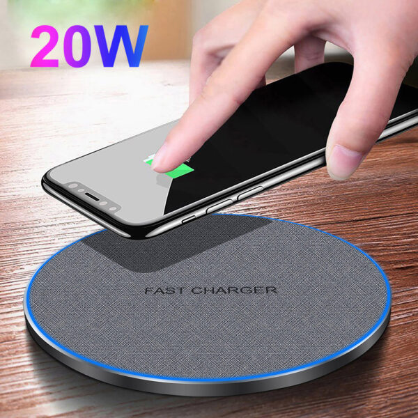 Fabric Disc Wireless Charger 20W Fast Charge - Image 10