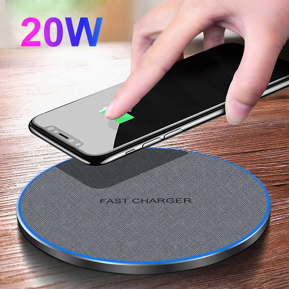 Fabric Disc Wireless Charger 20W Fast Charge - Image 1