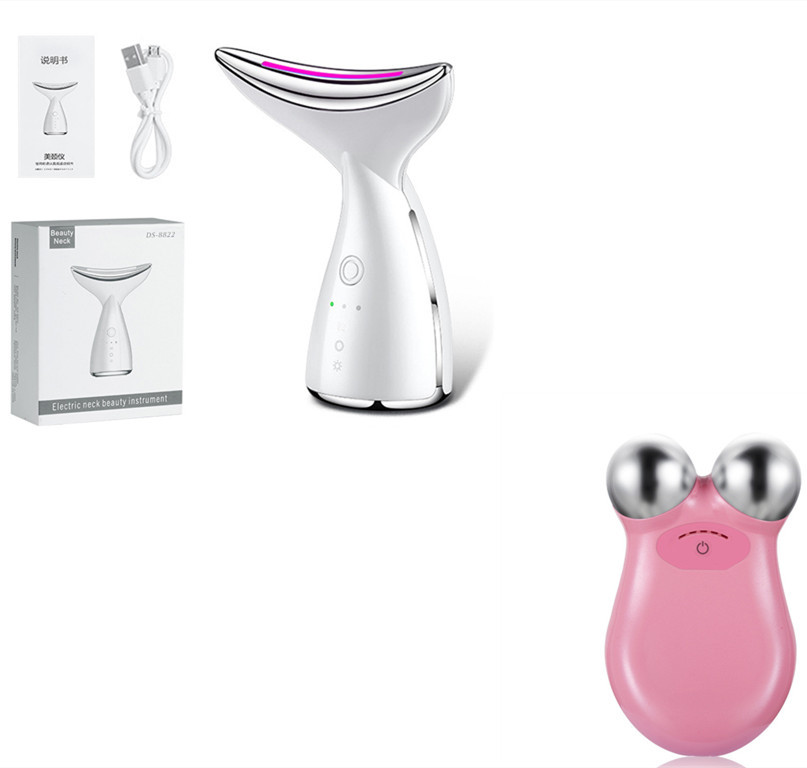 EMS Microcurrent Neck Face Beauty Device With 3 Colors LED Photon Therapy Skin Tighten Reduce Double Chin Face Lifting Devices - Image 13