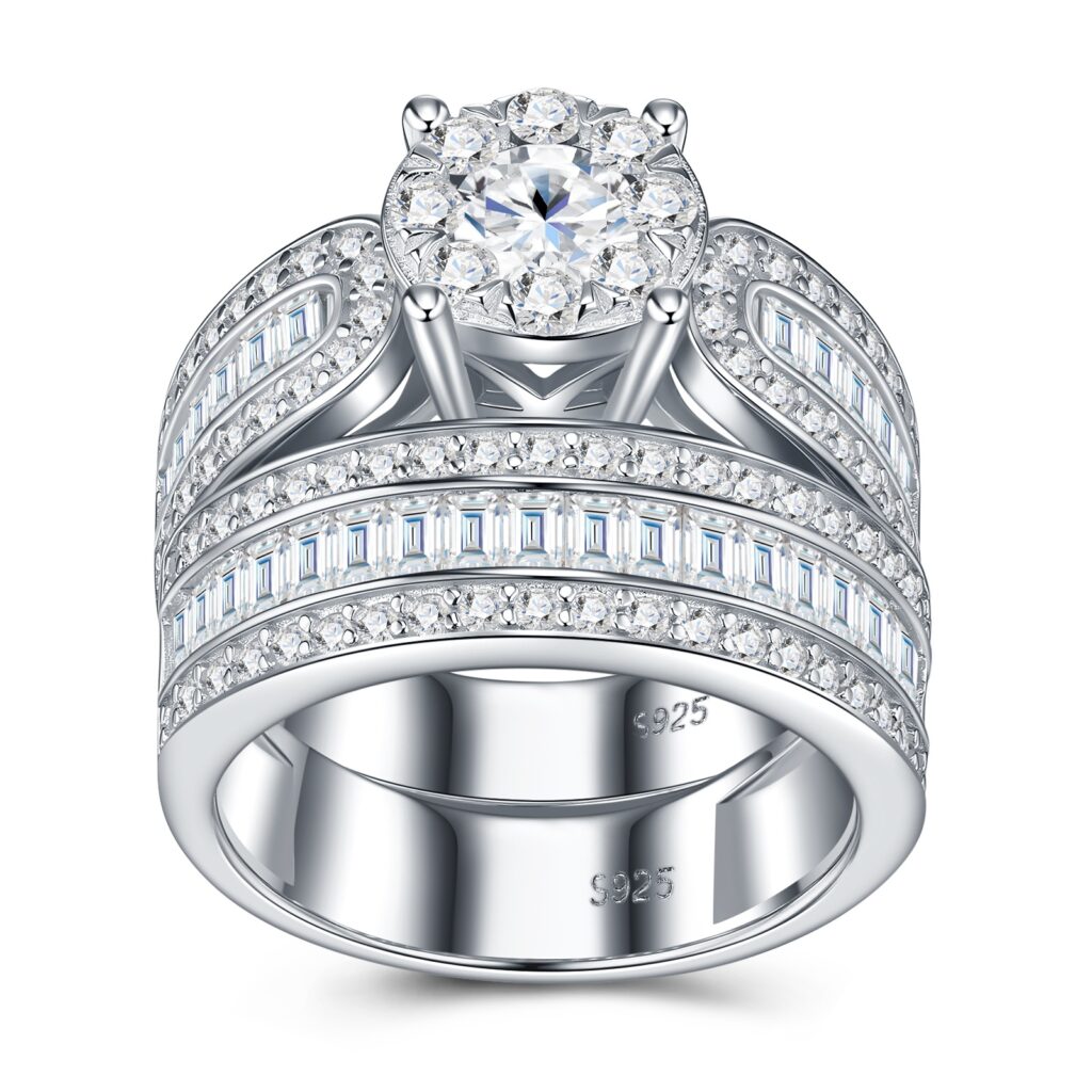 0.5 Carat Luxury Fashion Minimalist Trend Jewelry With Top-quality Morganite, Elegant Silver Ring In S925 Silver With Electroplated Platinum, Suitable For Ladies