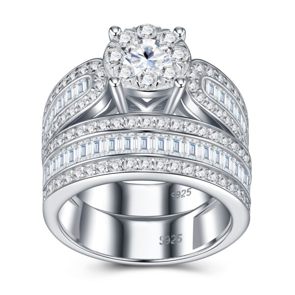 0.5 Carat Luxury Fashion Minimalist Trend Jewelry With Top-quality Morganite, Elegant Silver Ring In S925 Silver With Electroplated Platinum, Suitable For Ladies - Image 2