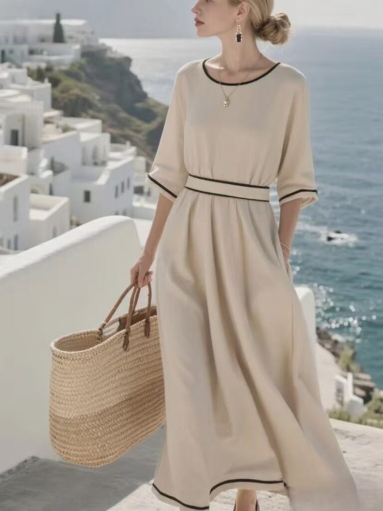 Women's Elegant Commuter Long Dress
