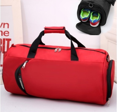 Fitness bag men's sports bag basketball training bag football bag portable travel bag cylinder bag shoulder bag waterproof - Image 11