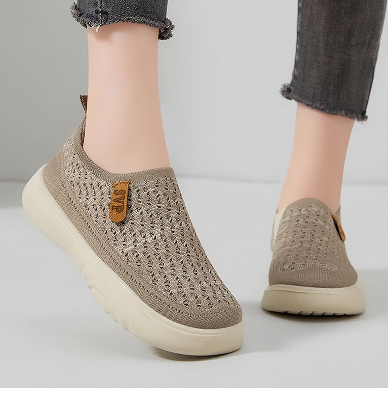 Versatile Spring Flyknit Breathable No-odor Casual Shoes - Image 14
