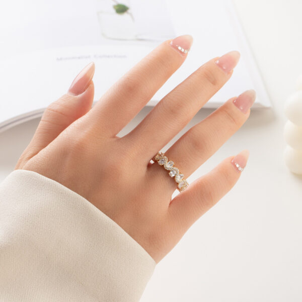 Sparkling Zircon Fashion Hot Selling Open Ring - Image 8