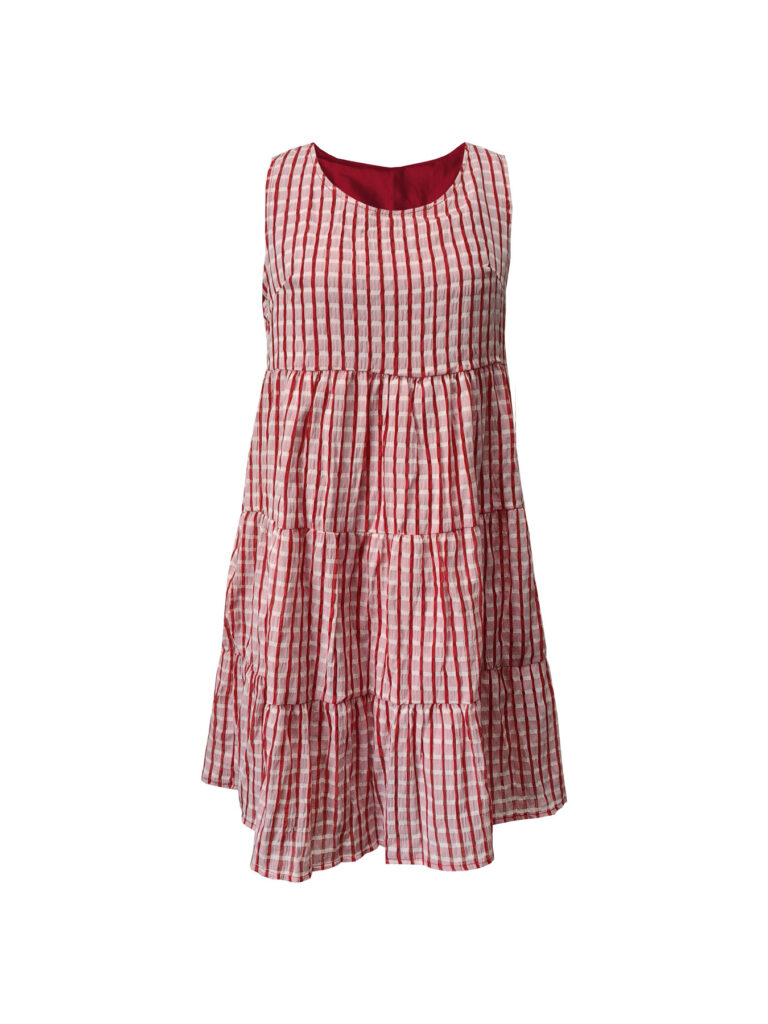 Women's Casual Solid-Colored Hollow-Out Vest Dress For Lunch Break