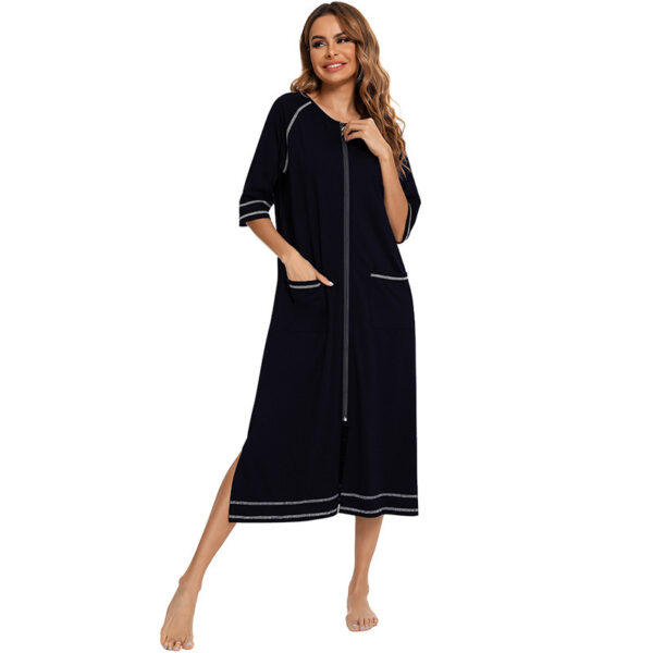 Comfortable Cardigan Womens Base-Layer Pajamas For Autumn And Winter - Image 19