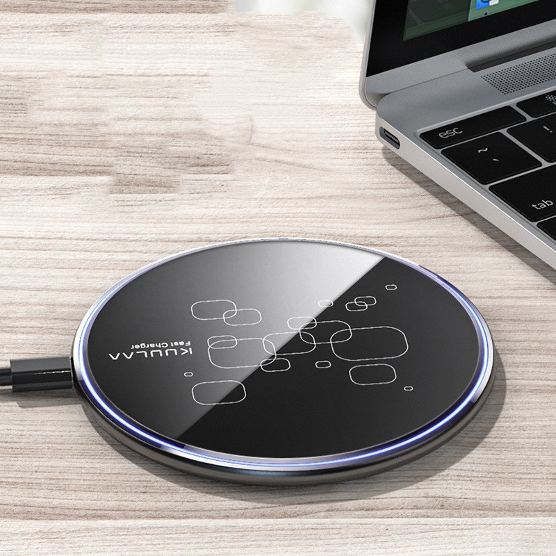 Wireless Charger Desktop Disc Ultra-thin Fast Charge Mobile Phone Wireless Charger - Image 1