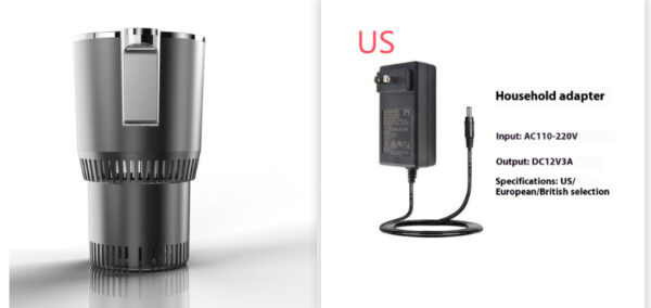 2 In1 Car Heating Cooling Cup 12V Smart Car Cup Holder Digital Temperature Display Drink Cup Warmer Cooler Mini Car Refrigerator - Image 20