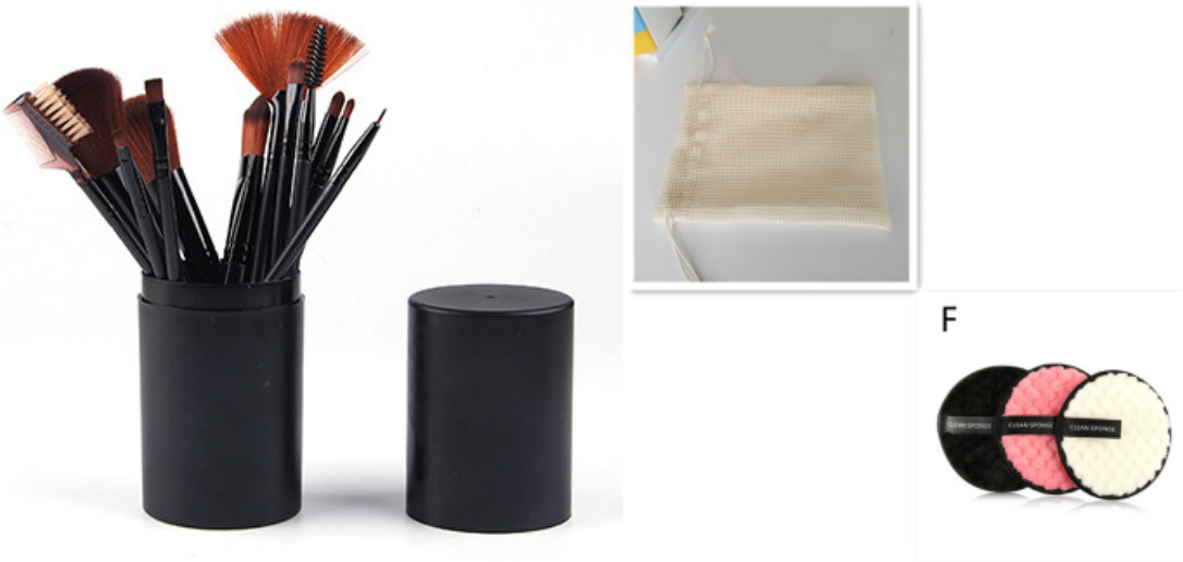 12pcs Makeup Brush Set Blush Eyeshadow Eyelash Highlighter Makeup Brush - Image 16