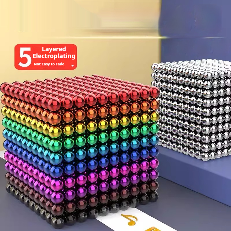 Colorful Magnetic Balls Strong Magnetic Beads Magnet Toys - Image 1