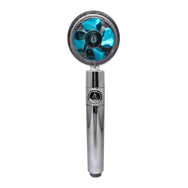 Shower Head Water Saving Flow 360 Degrees Rotating With Small Fan ABS Rain High Pressure Spray Nozzle Bathroom Accessories - Image 19