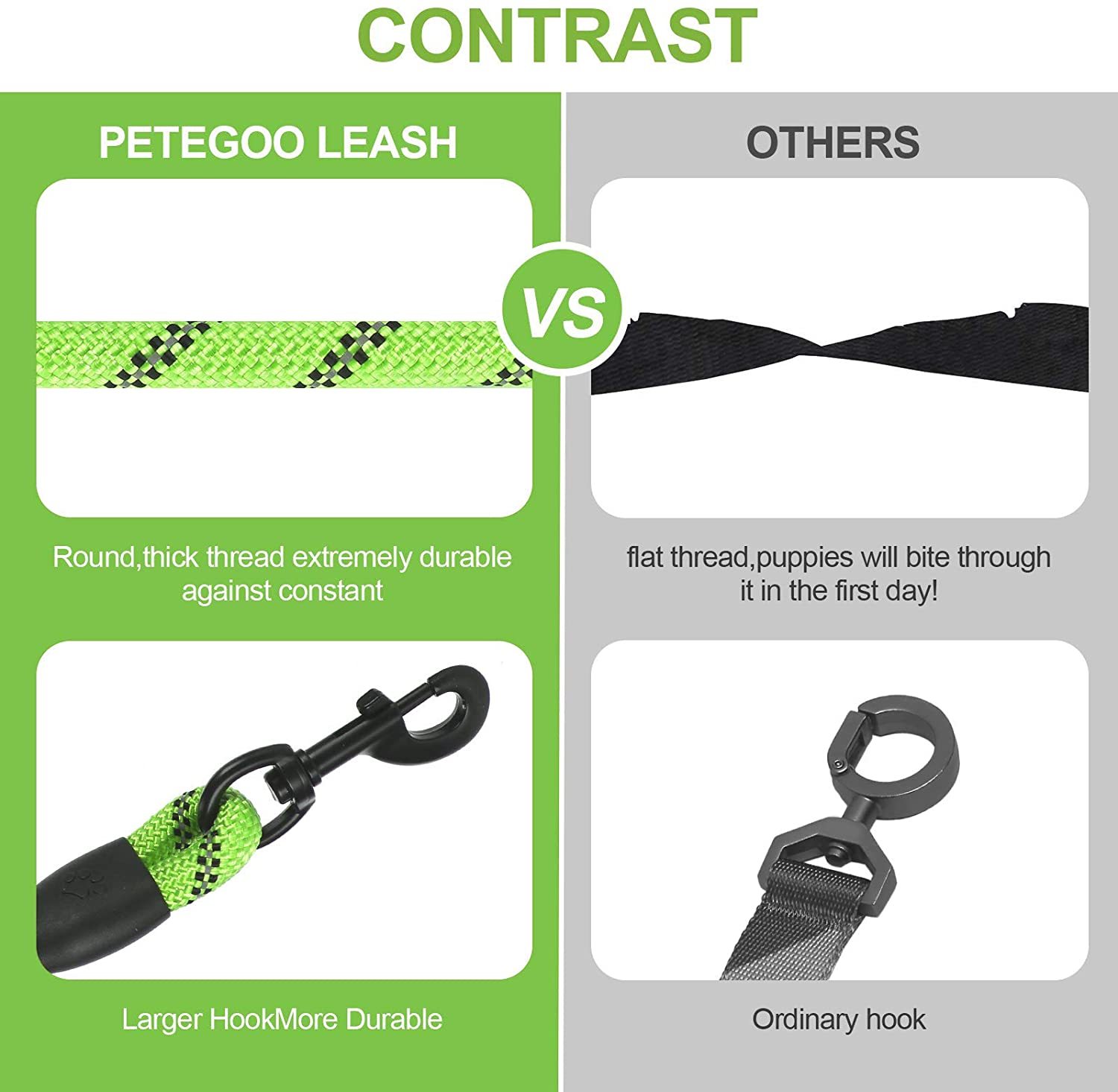 Small Medium Sized Pet Dog Luminous Leash Chain Puppies - Image 6