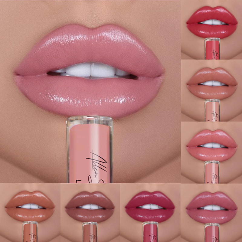 Silky Cream Texture Lip Gloss Aliexpress Shopee Cross-Border Exclusive Lip Glaze Lip Gloss Lipstick - Image 1