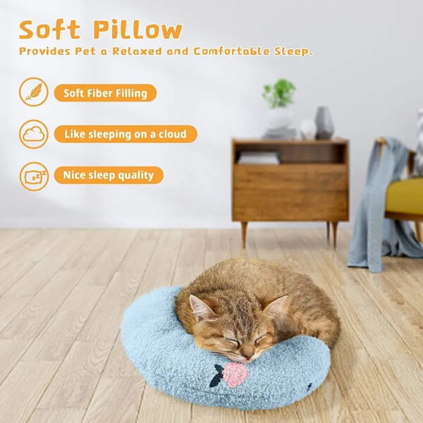 Little Pillow For Cats Fashion Neck Protector Deep Sleep Puppy U-Shaped Pillow Pets Pillow Kitten Headrest Dog Sleeping Pillow Pet Products - Image 5