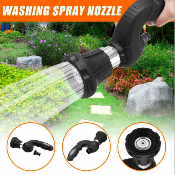 Mighty Power Hose Blaster Nozzle Lawn Garden Car Washing - Image 3