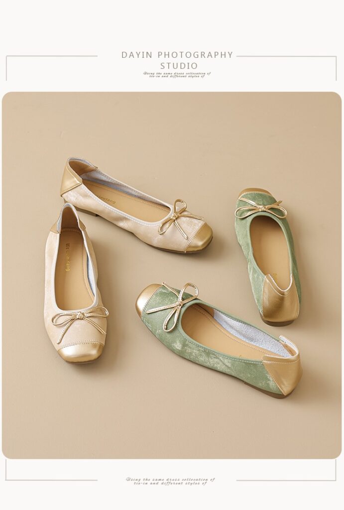 Women's Soft-soled Low-cut Bow-tie Flat Shoes