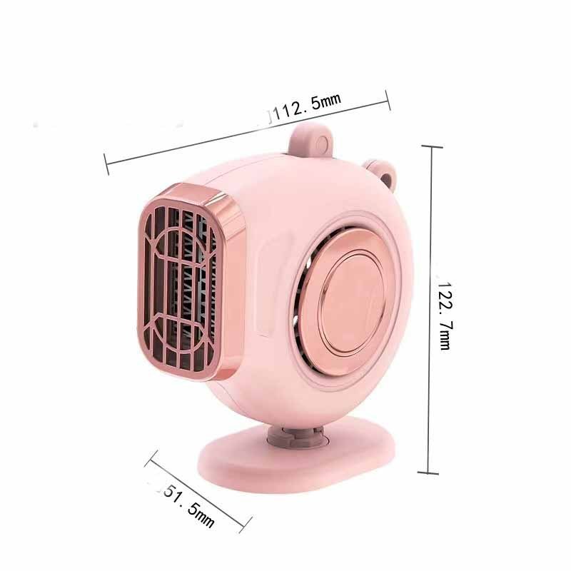 Warm Cold Dual Use Car Low Noise Defog Windscreen Fan Heater Demister Car Heater Fan Heater Window Mist Remover - Image 2