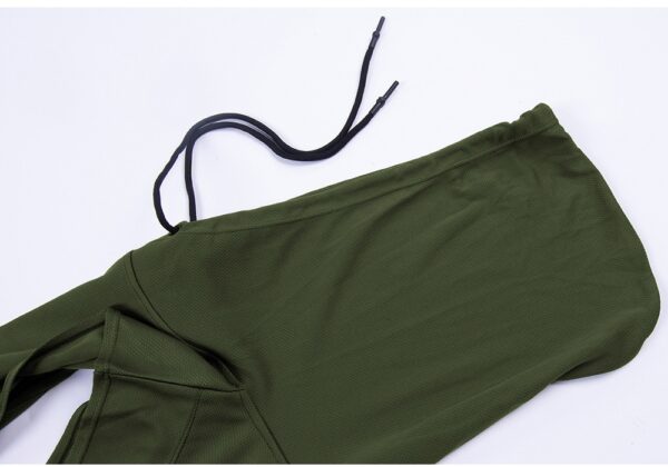 Men's High-Elastic Breathable Fitness Vest With Hood - Image 22