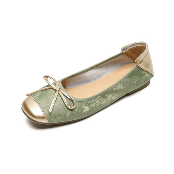 Women's Soft-soled Low-cut Bow-tie Flat Shoes - Image 34