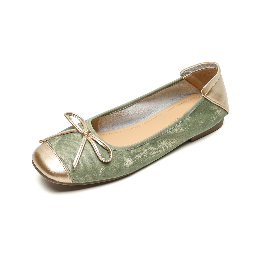 Women's Soft-soled Low-cut Bow-tie Flat Shoes