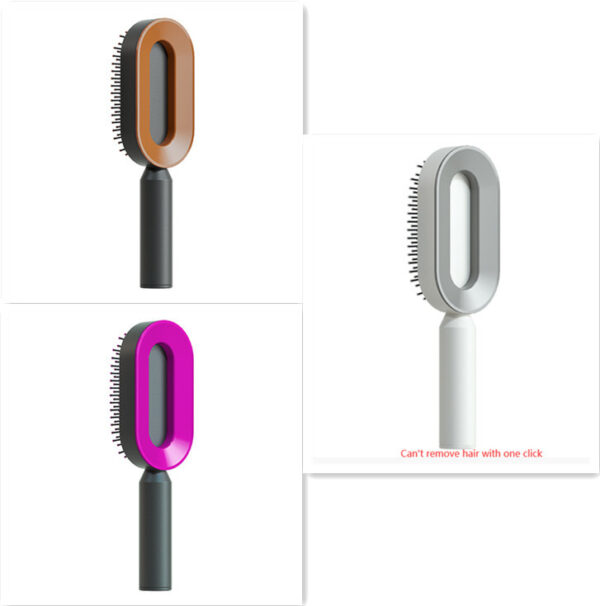 Self Cleaning Hair Brush For Women One-key Cleaning Hair Loss Airbag Massage Scalp Comb Anti-Static Hairbrush - Image 52