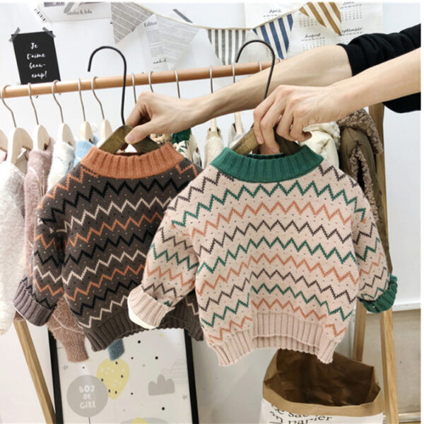 Korean Version Of Childrens Clothing Mens And Womens Baby Sweater - Image 9