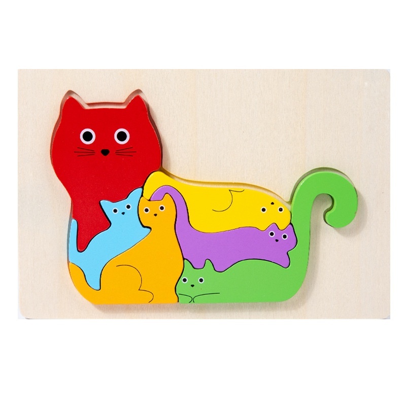 Wooden Dinosaur Animal Shape-Matching Grasping Board For Early Childhood Learning - Image 10