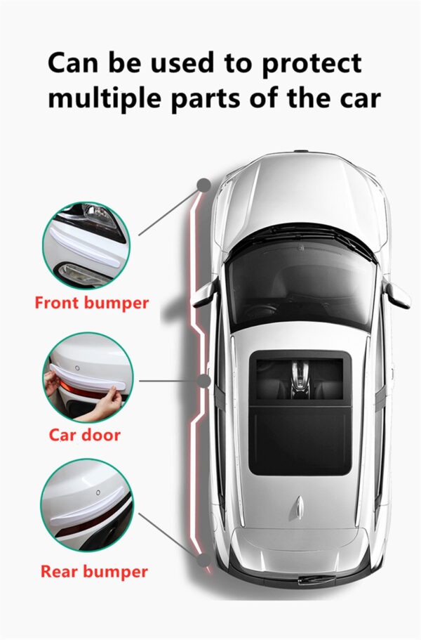 Car Bumper Protector Strip Guard Corner Protection Strips Scratch Protector Crash Blade Anti-collision Auto Accessories - Image 14