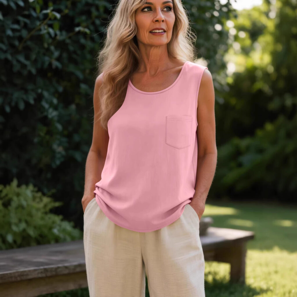 Women's Casual Loose Fashion Cotton And Linen Vest