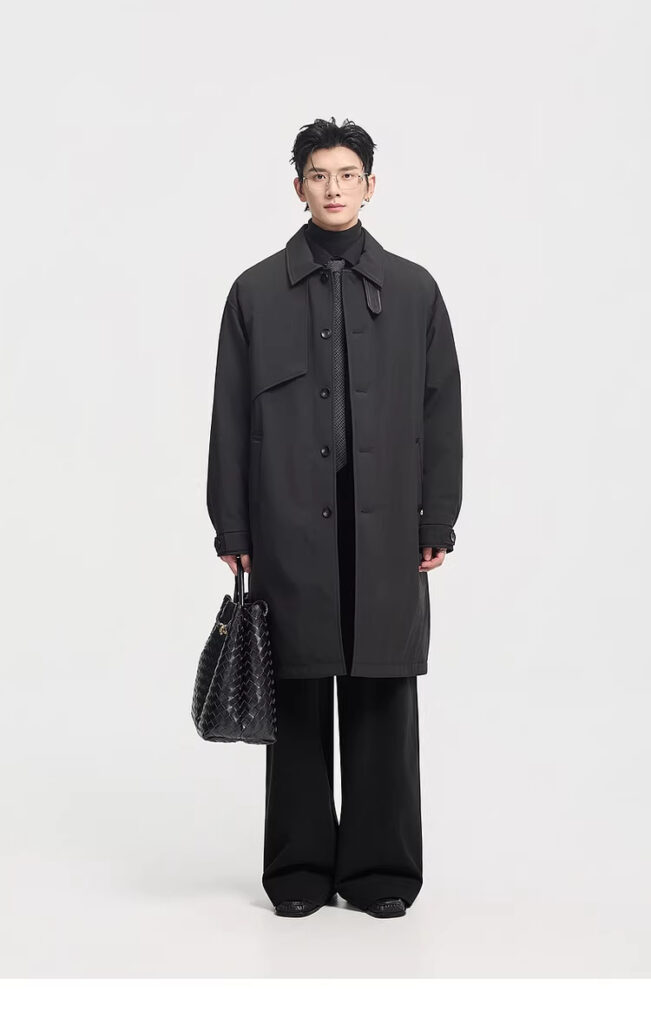 Men's Mid-Length Down Jacket For Winter