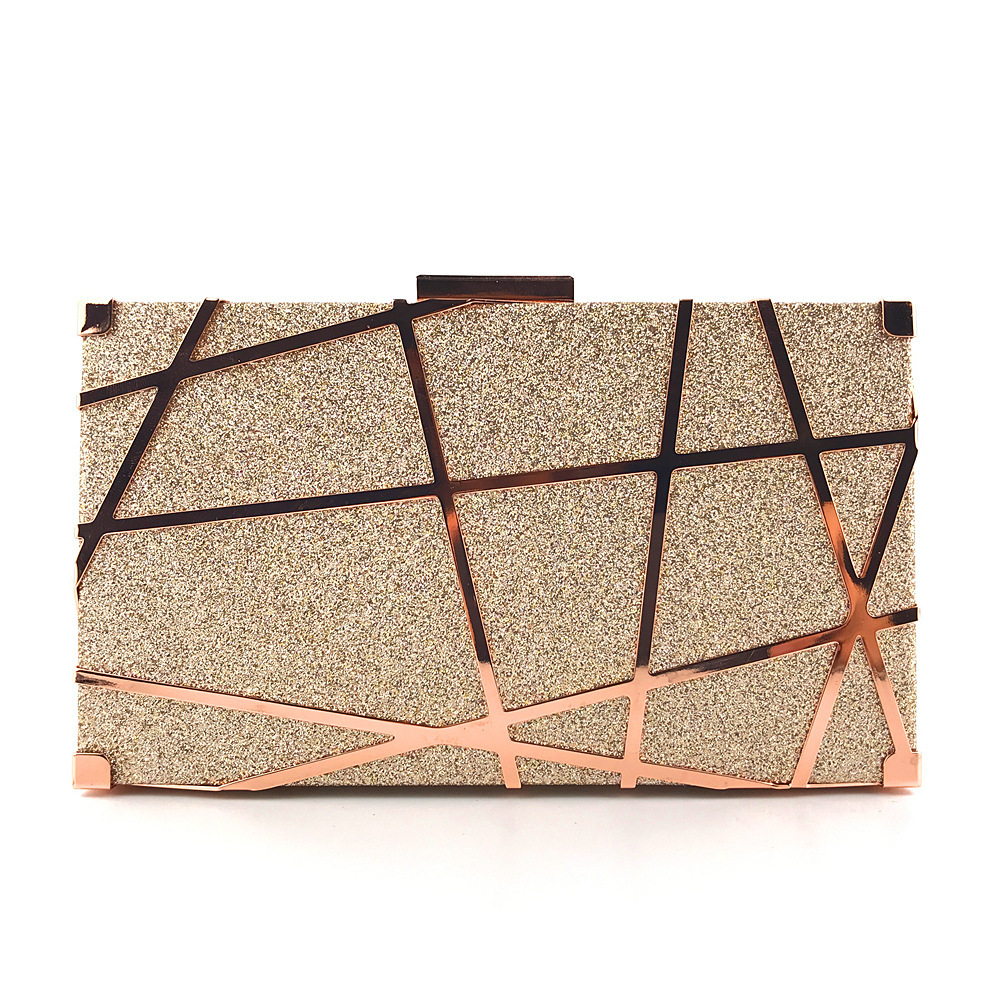 Luxury Handbags Bag Women Party Chain Glitter Gold Wedding Clutches Shoulder Bag - Image 2