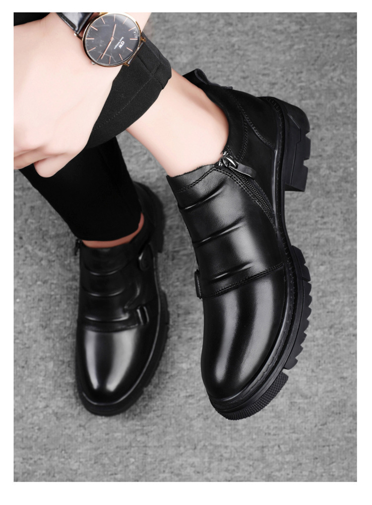 Platform All-match Hollowed-out Mid-heel Strappy Sandals