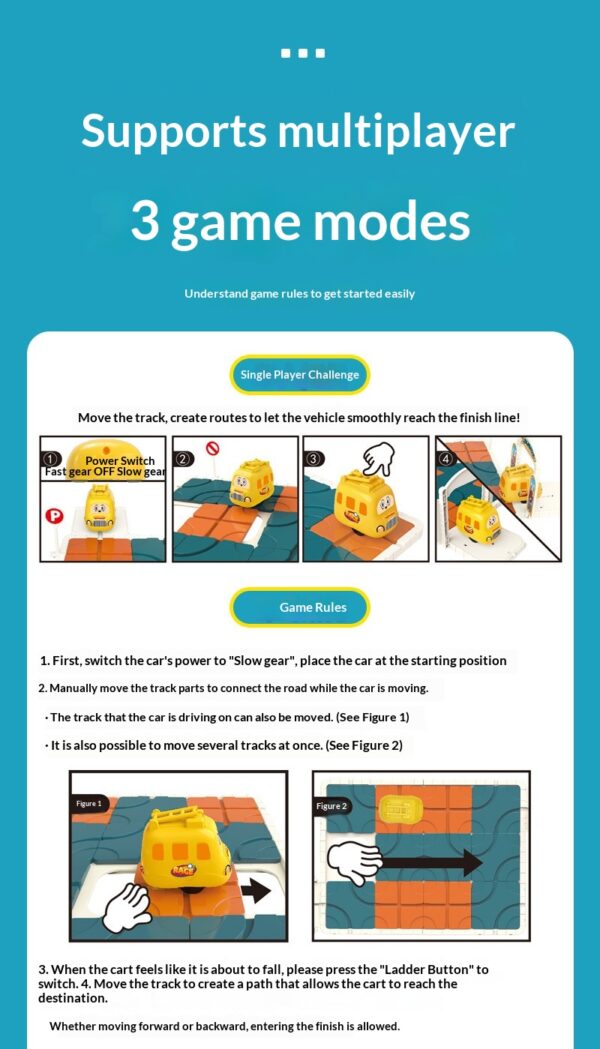 Urban Adventure Track Puzzle Educational Toy - Image 16