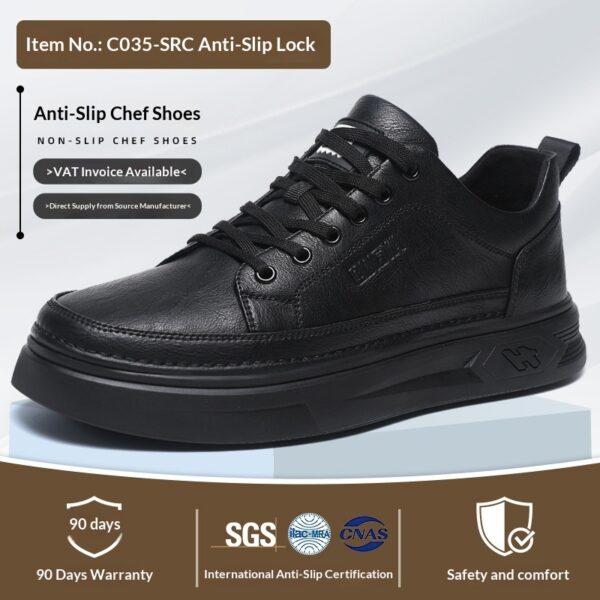 Spring Non-Slip, Oil-Resistant, Comfortable Chef Work Shoes - Image 3
