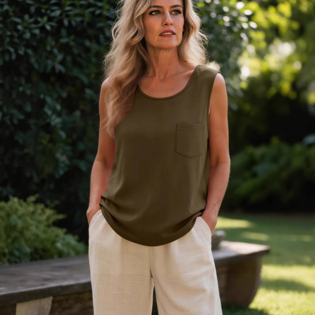 Women's Casual Loose Fashion Cotton And Linen Vest